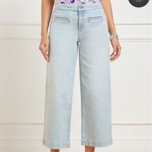 Talbots Wide Crop Jeans Size 6